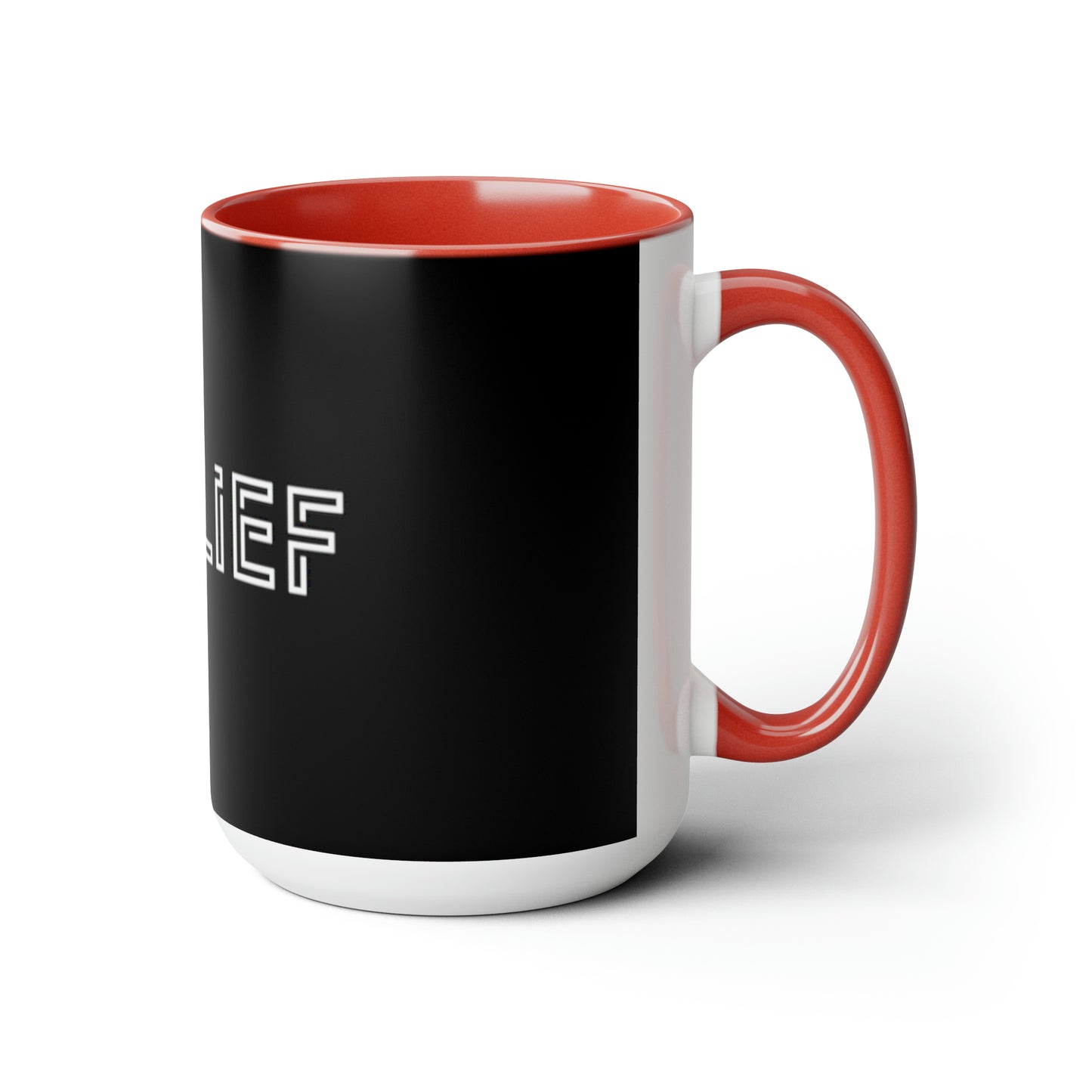 Two-Tone Coffee Mugs, 15oz